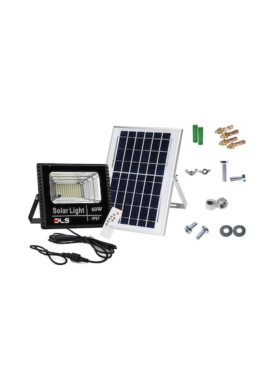 DLS 60W Güneş Enerjili Bahçe Aydınlatma Solar Sokak LED Projektör