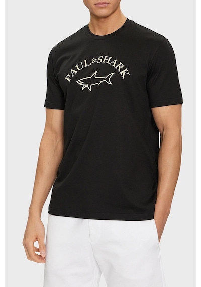 Paul & Shark Erkek T Shirt 24411032 011 Siyah SIYAH Siyah