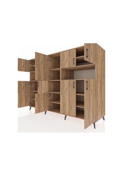 Kronos Dolap 14 Raflı 10 Kapaklı 220x59x163 Çam-çam Çam-çam Kronos Dolap 14 Raflı 10 Kapaklı 220x59x163 Çam-çam Çam-çam