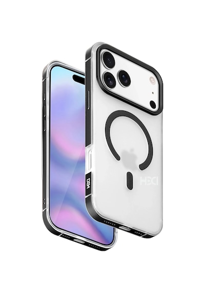 Apple Uyumlu iPhone 17 Pro Hbc-394 Himalayas Magsafe Kapak - Siyah
