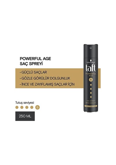 Powerful Age İnce Ve Zayıflamış Saçlar İçin Sprey 250 Ml Açık