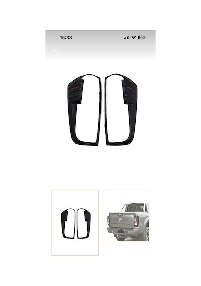 2021 Sonrası Nissan Navara Makyajlı Kasa Stop Çerçevesi Koruma Mat Siyah