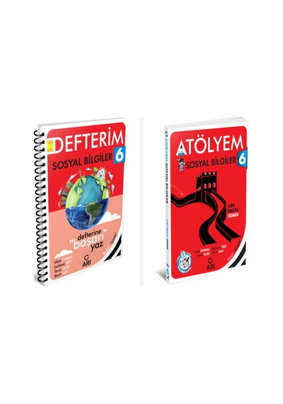 Arı 6. Sınıf Sosyal Bilgiler Akıllı Defter Ve Atölyem Serisi Set