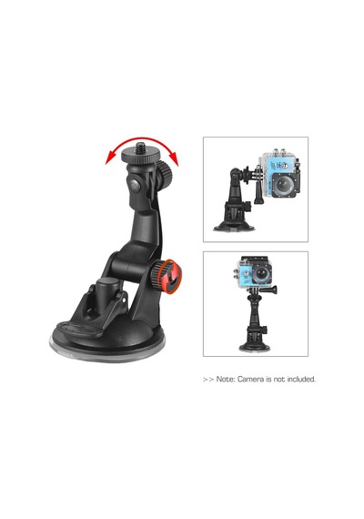 Eylem Kamera Aksesuarları Araba Vantuz Dağı + Gopro Hero 7/6/5/4 / Yı İçin Tripod Adaptörü Diğer