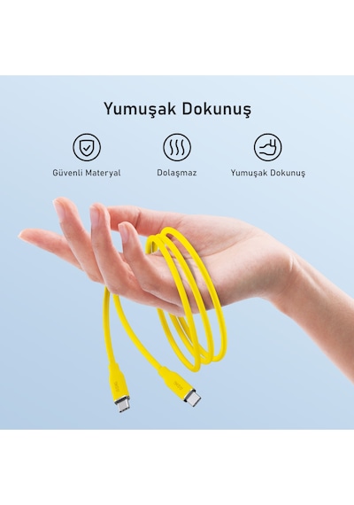 Aohi Magcube 140w 3 Portlu Şarj Adaptörü, 140w 1m Pd 3.1 480mbps Süper Hızlı Şarj/data Kablosu Seti
