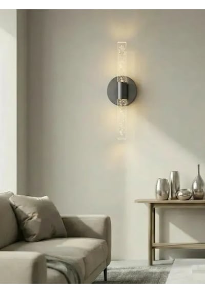 Bhbackhome Bubbleflux Medium Şık Tasarım Modern Ledli Aplik 31 Cm Antrasit Elektrikli Kumandalı Antrasit