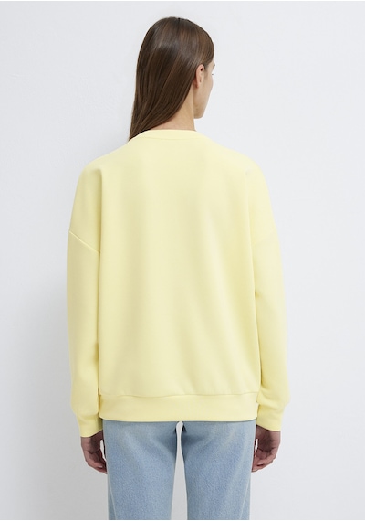 Mavi - Lux Touch Tencel Tm Modal Sarı Sweatshirt 168837-91390 Sarı