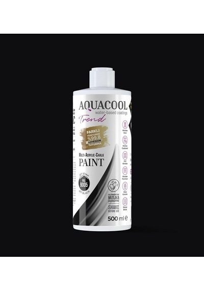 Aquacool Trend Mac Boya Ral 9005 Jet Siyah Jet Siyah