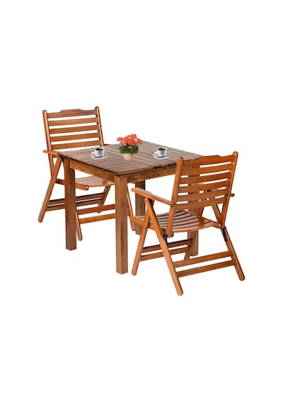 Ürgüp Ahşap Bahçe Balkon Seti: 80X80 Sabit Masa + 2 Sandalye Ürgüp Ahşap Bahçe Balkon Seti: 80X80 Sabit Masa + 2 Sandalye
