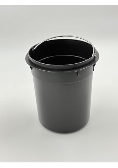 Bambu Kapaklı Metal Çöp Kovası Hidrolik Sistemli Yavaş Kapanma Özellikli, Pedallı, Banyo Ve Mutfak İçin Şık Ve Fonksiyonel Tasarım Siyah, 3 Litre 6998