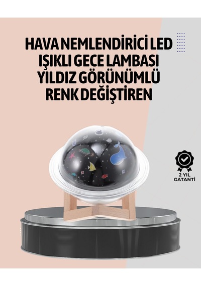 Gld-spt- Gece Lambası Özellikli Taşınabilir Nemlendirici Ve Aromaterapi Cihazı Usb Girişli Plastik