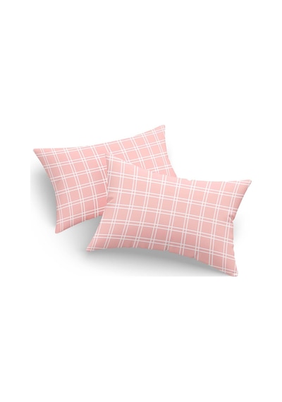 Eponj Home 2'li Yastık Kılıfı Tavşancık Kombin Pembe