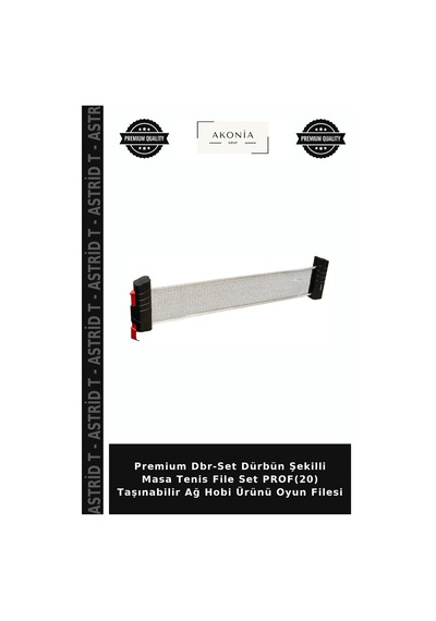 Premium Dbr-set Dürbün Şekilli Masa Tenis File Set Prof 20 Taşınabilir Ağ Hobi Ürünü Oyun Filesi Belirtilmemiş