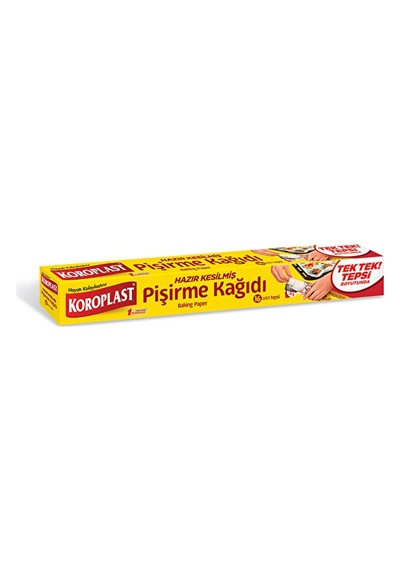 2 Adet Koroplast Yağlı Pişirme Kağıdı Kesilmiş 16 Tepsilik