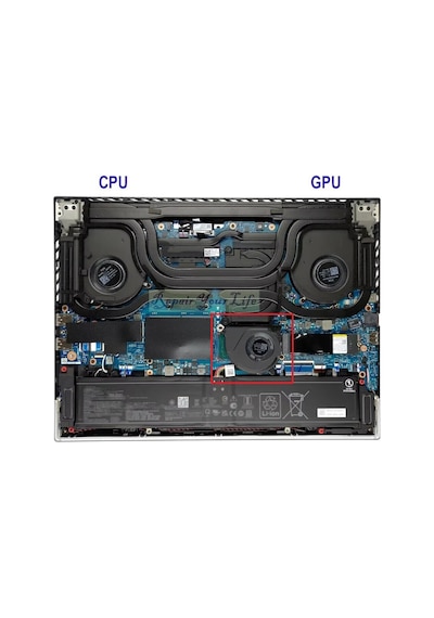 Asus Rog Strix G16 G614jv-n3159 Uyumlu Notebook Orta Küçük Fan 3.fan