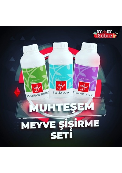 Meyve Şişirici Dolgunlaştırıcı Gübreleme Seti