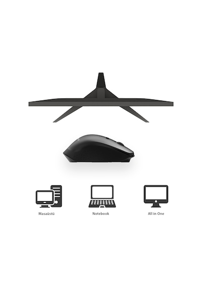 Philips SPK7818 3200 DPI 8 Tuşlu Dual Mod Bluetooth ve 2.4G Kablosuz Ergonomik Sessiz Mouse