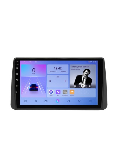 Fiat Egea 2016-2025 Android Multimedya Carplay Android Auto Navigasyon Kameralı 8gb Ram 64gb 9"