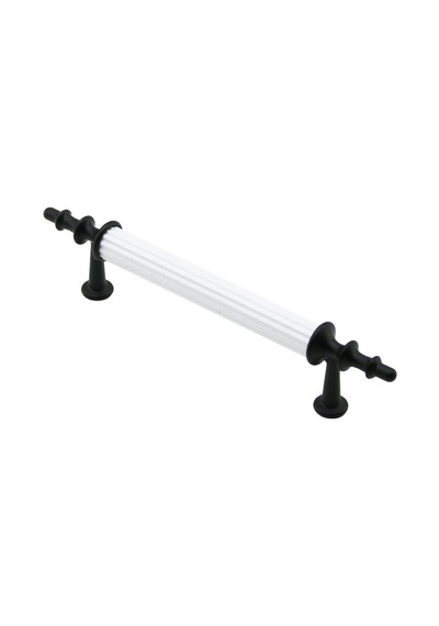 10 Adet Beyaz - Siyah Boru Kulp 9.6cm 5580