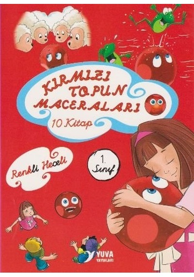 1.Sınıf Kırmızı Topun Maceraları - 10 Kitap Takım - Müzehher Özgün - Yuva