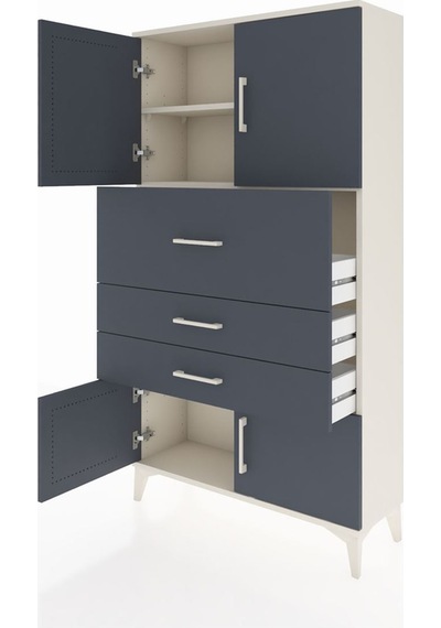 Arges Dolap 2 Raflı 3 Çekmeceli 4 Kapaklı 88x30x163 Aytaşı-an... Aytaşı Arges Dolap 2 Raflı 3 Çekmeceli 4 Kapaklı 88x30x163 Aytaşı-an... Aytaşı