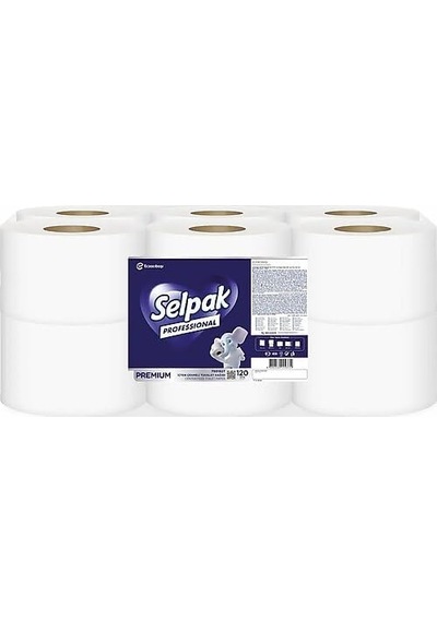 Selpak Professional İçten Çekmeli Tuvalet Kağıdı, 170m 103 Ivory