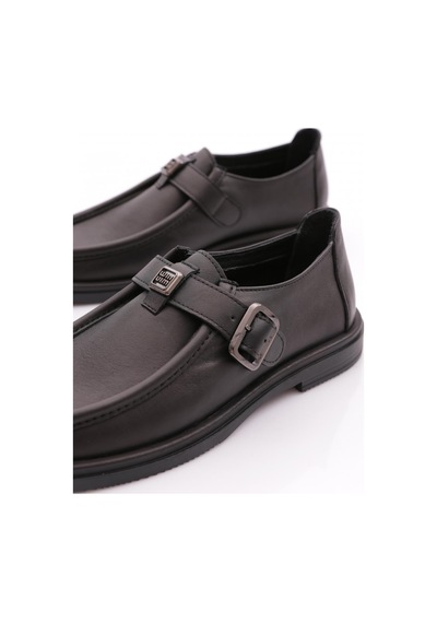 Dgn 500 Kadin Loafer Ayakkabi Siyah Napa