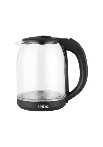 Sk-8030 Gızlı Rez Cam Kettle Beyaz - Şeffaf
