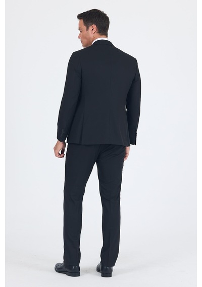 İmza Siyah Düz Bez Ayağı Mono Yaka 2 Düğme 6 Drop Slim Fit Basic Takım Elbise 1001250186 001 Siyah İmza Siyah Düz Bez Ayağı Mono Yaka 2 Düğme 6 Drop Slim Fit Basic Takım Elbise 1001250186 001 Siyah
