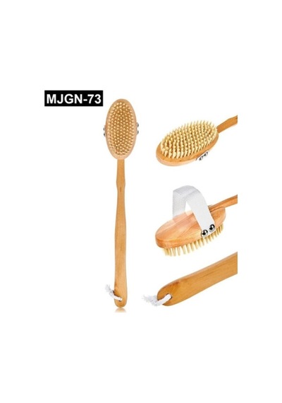 Mey İthalat Doğal At Kılı Selülit Fırçası Saplı