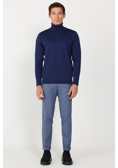 AC&Co / Altınyıldız Classics ERKEK LACI Standart Fit Normal Kesim Tam Balıkçı Yaka Yumuşak Dokulu Basic Triko Kazak Çok Renkli AC&Co / Altınyıldız Classics ERKEK LACI Standart Fit Normal Kesim Tam Balıkçı Yaka Yumuşak Dokulu Basic Triko Kazak Çok Renkli