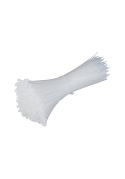 Plastik Çırt Kelepçe 100 Parça Beyaz 2.5x100mm