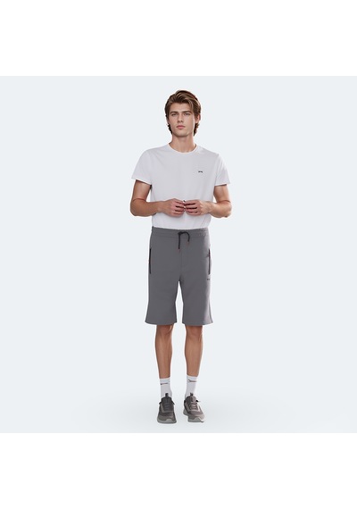 Slazenger OSAKU I Erkek Cepli Koyu Gri Şort