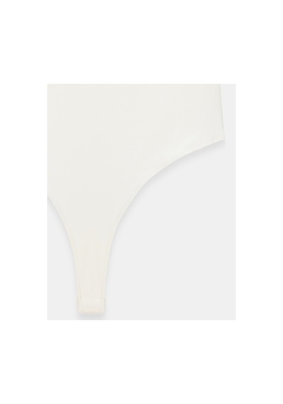 Dilvin 21216 Askılı Bodysuit-ekru-16503