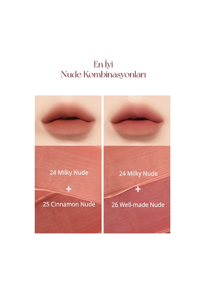 Peripera Ink Velvet Ruj 24 Milky Nude