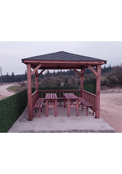 Şen Mobilya Pergola Gölgelik P072 Maun