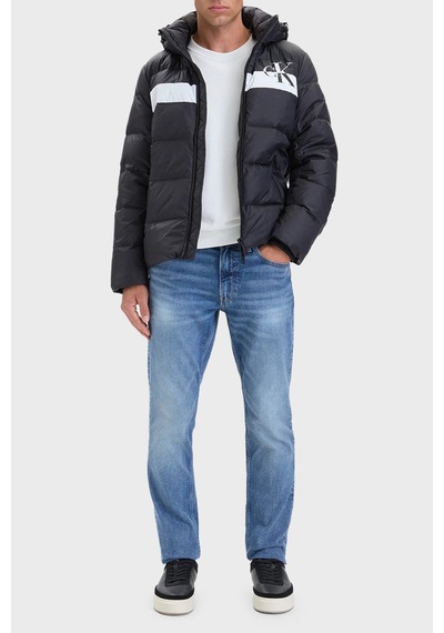 Calvin Klein Kapitoneli Çıkarılabilir Kapüşonlu Şişme Mont Lv04rh502gub1 Erkek Mont Lv04rh502g Ub1 Siyah