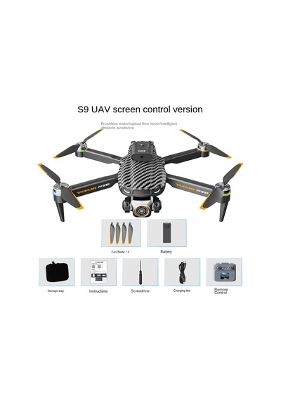 Çeşithane 9 Pro 4k Kamera Drone Uzaktan Kumandalı Mini Quadcopter, Çocuklar İçin Uygun, Katlanabil