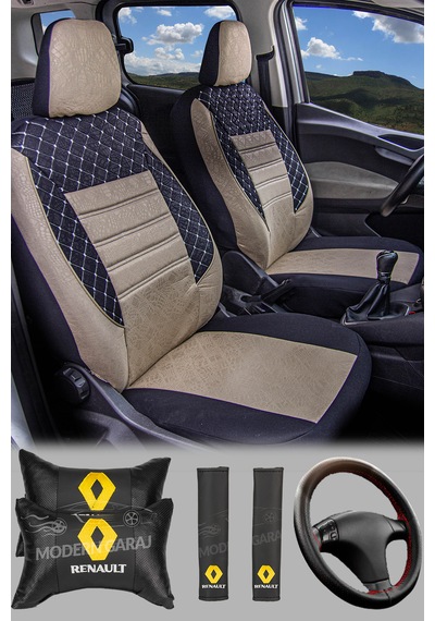 Renault Clio Symbol Fluence Megane Broadway Toros Tam Set Krem