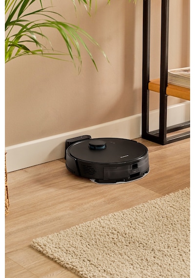 Homend Alex Laser 1291H Moplu Ve Haritalamalı Akıllı 5 KPA Robot Süpürge Siyah