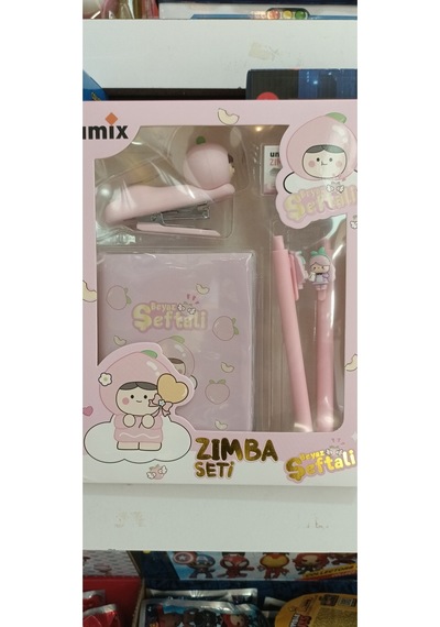 Umix Beyaz Şeftali Kırtasiye Seti