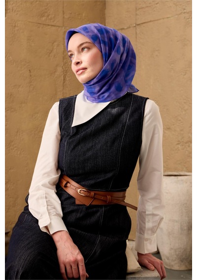 Silk Home Soft Eşarp 73098 Mor, Eflatun - 11