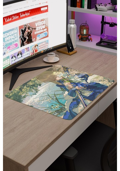 Fate Anime V1 - 48x40 Xl Gaming Kauçuk Kaymaz Taban Mouse Pad Fare Altlığı