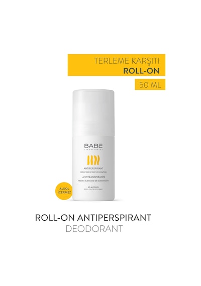 Babe Roll-On Antiperspirant Deodorant Terleme Karşıtı Roll-On 50 ML