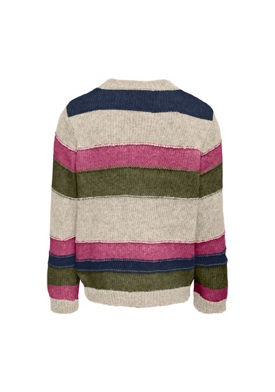 Only Kogelaıne L/s O-neck Knt Kız Çocuk Bej Kazak - 15302317