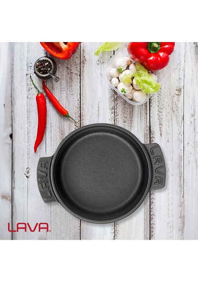 Pişirme Kabı, Lv Eco Gv 11, Yuvarlak Güveç, Çap 11 Cm, Dökme Demir, Siyah Belirtilmemiş