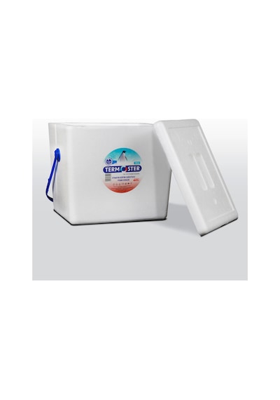 Termoster 10 Litre Strafor Köpük Soğutucu Beyaz