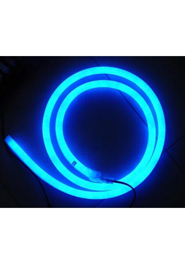 12 V Mavi Neon Led 1 Metre Prize Tak-çalıştır Adaptörlü 1 Metre Set