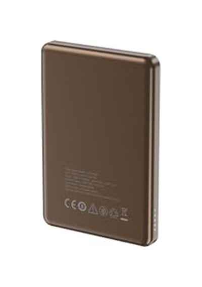 Lp-pw003 Ultra İnce Hızlı Şarj Özellikli Wireless Powerbank 5000mah 15w Gold