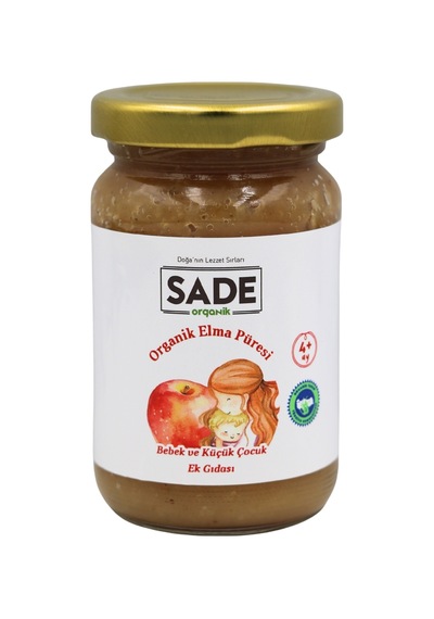 Sade Organik Elma Püresi 100 Gr. 100 G
